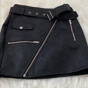 Leather skirt